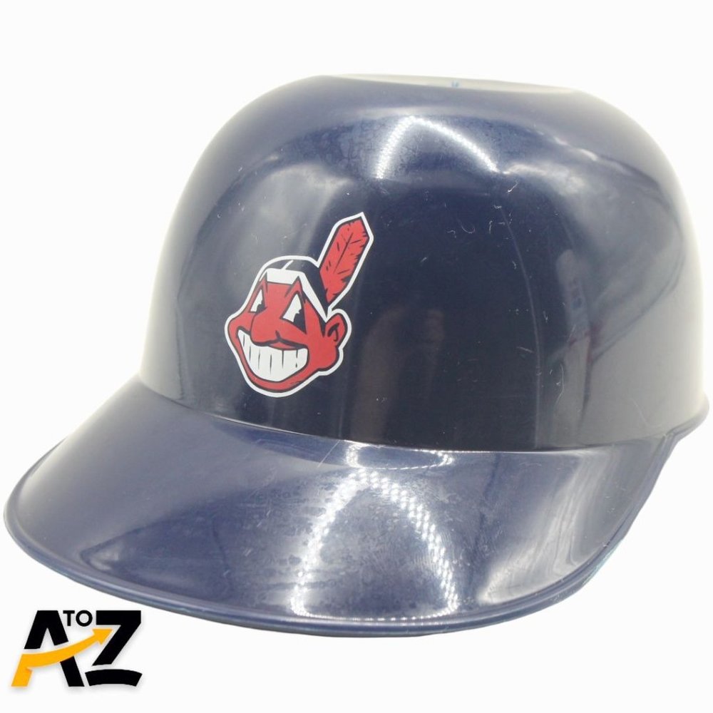 Vintage Indians Chief Wahoo / Jim Thome 25 MLB Baseball Plastic Batting Helmet